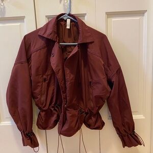 Athleta Burgundy Acadia Jacket